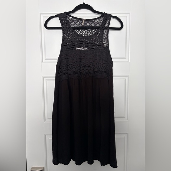 Harlow Dresses & Skirts - Harlow Black Lace Dress or Cover up